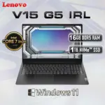 Lenovo V15 G5 IRL : Intel® Core 7 240H | 16GB DDR5 RAM , 1TB SSD NVMe® |  Intel® Graphics | 15.6-inch FHD  Display | Windows® 11 | Business Black