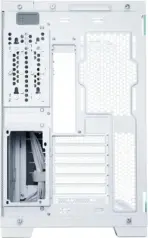 Lian Li O11D EVO RGB E-ATX Gaming Dual Chamber case - ARGB lighting strips - Up to 420mm radiator - Cable management - Front and side tempered glass panels - Reversible chassis (O11DERGBW) - Image 5