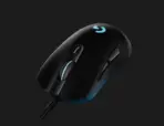 Logitech G403 Hero 25K Gaming Mouse -  Lightsync RGB - Lightweight 87G - Braided Cable - 25,600 DPI - 6 Programmable Buttons - Rubber Side Grips - Black - Image 7