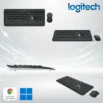 Logitech MK540 Advanced Wireless Keyboard & Mouse Combo, Full-Size Spill-Resistant Keyboard, Customizable Hotkeys, Ambidextrous 1000 DPI Mouse, 36/18 Month Battery Life, Supports Windows® & ChromeOS™ | BLACK - Image 12