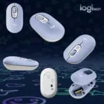 Logitech POP Bluetooth Wireless Mouse with Emoji Customizable Button - SilentTouch Clicks- Connect up to 3 devices - 10 meters Wireless Range -  SmartWheel Scrolling -  Compatible with Windows®, macOS, ChromeOS™,  iPadOS, Microsoft Surface | LILAC - Image 11