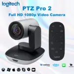 Logitech PTZ Pro 2 Full HD 1080p Video Camera With 10x Lossless Zoom, 260° Pan, 130° Tilt, Autofocus, Remote Control & Mount , USB Plug-And-Play, Multi-App Compatibility , Windows / macOS 