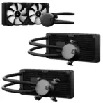 Fractal Lumen S24 RGB V2  ARGB Liquid Cooler With Six Addressable LEDs, Copper Cold Plate, Dual Aspect 12 RGB PWM Fans, Dark Stealth Mode, 400mm Tubes, And Wide Intel/AMD Socket Support | BLACK ~ FD-W-L1-S2412 - Image 11