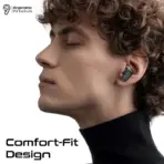 Promate Lush-Pro IntelliTouch True Wireless Earbuds With Bluetooth 5.4, Dual Mic Clarity, 36H Battery Life, IPX4 Water Resistance, 10mm Drivers & Ergonomic Fit | MATTE OBSIDIAN - Image 7