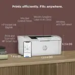 HP LaserJet M111w Black & White Multifunction Printer, Wireless & Mobile Printing, 600 x 600 dpi Resolution, Print speed up to 20 ppm, 8000-page Monthly Duty Cycle ,USB / Wireless Connectivity | 7MD68A White  - Image 4