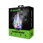 Marvo M413 Prism 40 Gaming Mouse – Transparent Design, RGB Lighting, 7200 DPI, 6D Buttons, 125Hz Polling Rate - Image 5