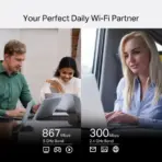 TP-Link M7400 300Mbps LTE-Advanced Cat6 Mobile Wi-Fi Router With Dual-Band 2.4GHz/5GHz Up To 867Mbps | Connect 32 Devices | 2100mAh Battery | 1.44" Display | MicroSD Up To 2TB - Image 6