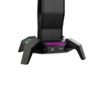 MARVO HZ10 Headset Holder with ARGB Lighting, 3 USB 2.0 Ports, 3.5mm Audio Jack, USB-Powered, Durable Design - Image 5