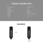 Fantech MCX01 Leviosa Professional Condenser STREAMING Microphone - Image 4