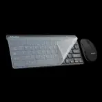 MEETION MINI4000 2.4 GHz WIRELESS COMBO Keyboard & Mouse Set ; Plug & Play USB Nano Receiver ; Mute Button Design ; 800-1200-1600 Adjustable DPI Switch ; 12 Multimedia Keys ; Mute Button Design ; Win XP/Vista/7/8/10/11/MAC OS | BLACK - Image 2