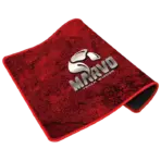 Marvo G39 Red Mousepad – Medium Size 450x400mm, Anti-Fray Edges, Water-Resistant, Non-Slip Base, Fiber-Braided Surface - Image 4