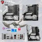 MSI MPG B760M Edge Ti WiFi DDR5 mATX Motherboard – Intel 14th/13th/12th Gen, PCIe 5.0, 3x M.2 Gen4, Wi-Fi 6E, 2.5G LAN, DDR5 7800+(OC), Mystic Light RGB, Core Boost Power Design  | 1 YEAR WARRANTY - Image 8