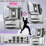 MSI MPG X870E EDGE TI WiFi White ATX Motherboard – AMD Ryzen 9000 / 8000 / 7000 Series Support | DDR5 8400+ MHz | Wi-Fi 7 & 5G LAN | PCIe 5.0 | USB4 | 14+2+1 Power Design | Frozr Cooling & Mystic Light - Image 9