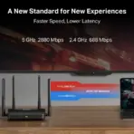 MERCUSYS MR25BE BE3600 Dual-Band Wi-Fi 7 Router – 3.6 Gbps, Multi-Link Operation, 4× Omni Antennas, EasyMesh Compatible, Full Gigabit Ports, App & WPA3 Security - Image 5