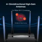 MERCUSYS MR25BE BE3600 Dual-Band Wi-Fi 7 Router – 3.6 Gbps, Multi-Link Operation, 4× Omni Antennas, EasyMesh Compatible, Full Gigabit Ports, App & WPA3 Security - Image 6