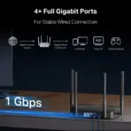 MERCUSYS MR25BE BE3600 Dual-Band Wi-Fi 7 Router – 3.6 Gbps, Multi-Link Operation, 4× Omni Antennas, EasyMesh Compatible, Full Gigabit Ports, App & WPA3 Security - Image 7