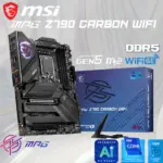 MSI MPG Z790 CARBON WIFI Gaming Motherboard With DDR5 7600+MHz OC Support, PCIe 5.0, 5x M.2, Wi-Fi 6E, 2.5G LAN, 19+1+1 Power Phases & Premium Cooling , Support Intel® Core™ 14th/ 13th/ 12th Gen Processors | OPEN BOX