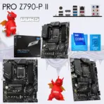 MSI PRO Z790-P II ATX Motherboard With Intel Z790 Chipset, LGA 1700 Support, 4 DIMMs DDR5 7200+MHz OC, PCIe 5.0, 4x M.2 Gen4, 2.5G LAN, USB 20Gbps , for Intel® Core™ 14th/ 13th/ 12th Gen Processors - Image 9