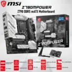 MSI Z790MPOWER DDR5 mATX Motherboard - LGA1700 For Intel 14th/13th/12th Gen - PCIe 5.0 - Wi-Fi 6E - 2.5G LAN - DDR5 8000MHz OC - M.2 Shield Frozr - OC Engine -Audio Boost  | 1 YEAR WARRANTY