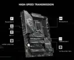 MSI Z890 Gaming Plus WiFi Gaming Motherboard (Supports Core Ultra Series 2 Intel Processors, LGA 1851, DDR5, PCIe 5.0, M.2, SATA, 5Gbps LAN, USB Type-C, Wi-Fi 7, Bluetooth 5.4, Thunderbolt 4, ATX) - Image 3