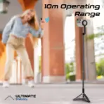 MagSafe Compatible Extendable Monopad and Tripod Stand With Remote Control | 2-in-1 Tripod & Selfie Stick | 10m Wireless Range | 360° Rotatable Design | Adjustable Angles - Image 3
