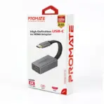 Promate USB-C to HDMI Adapter | 4K UHD @30Hz, 1080p@60Hz | Plug-and-Play HDMI Converter for Mac, Windows, Android & iPad Pro | Compact 4K Video Adapter – Black - Image 7