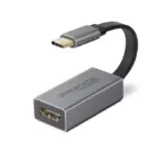 Promate USB-C to HDMI Adapter | 4K UHD @30Hz, 1080p@60Hz | Plug-and-Play HDMI Converter for Mac, Windows, Android & iPad Pro | Compact 4K Video Adapter – Black - Image 2