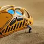GravaStar Mercury X Ultra-Light Gaming Mouse – Magnesium Alloy, 32,000 DPI, PAW 3950 Sensor, 1K Polling Rate, Tri-Mode, RGB, Ergonomic Hollow Design, 5 Programmable Buttons, Web-Based Software | Battle Worn-Yellow - Image 5
