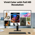 LG 24 Inch FHD IPS Monitor With 120Hz Refresh Rate HDR10 99% sRGB 1ms Motion Blur Reduction HDMI 2.0 Tilt Stand And Slim Virtually Borderless Design | 24U411A-B - Image 2