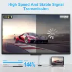 NCTS 8K HDMI to HDMI Cable , 48Gbps Ultra High Speed 3D Support 8K@60 4K@120 144Hz , Feature Dynamic HDR, eARC, Dolby Atmos - HDMI Cables for Monitors, HDTV, Projectors | 5 meters - Image 5