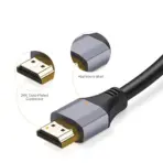 NCTS 8K HDMI to HDMI Cable , 48Gbps Ultra High Speed 3D Support 8K@60 4K@120 144Hz , Feature Dynamic HDR, eARC, Dolby Atmos - HDMI Cables for Monitors, HDTV, Projectors | 5 meters - Image 8