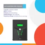 NCTS QSTROM PRO 3000VA/1800W Line Interactive UPS with AVR, Simulated Sinewave Output, Fast Recharge, Full Protection, LCD Display, 12V 9A x4 Batteries , Off-Mode Charging & Generator Compatibility for Personal Computers - Image 2
