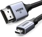 UGREEN 8K Micro HDMI To HDMI Cable 2-meters, HDMI 2.1 48Gbps, 8K@60Hz, 4K@240Hz, HDR eARC Dolby Atmos , Braided Aluminum Shell , Ultra High Speed | HD164 15517 - Image 9