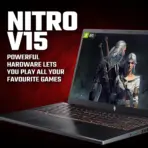 Acer Nitro V 15 ANV15-52-92DD Intel® Core i9-13900H | 16GB DDR4 RAM ; 512GB NVMe SSD | RTX 5060 (8GB) | 15.6 inch 165Hz Active Matrix TFT LCD Display | Amber Backlit Keyboard | DOS | BLACK   - Image 2