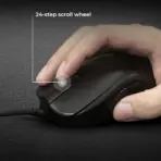 BenQ Zowie S2-C Symmetrical Gaming USB Mouse for Esports ,Weight-Reduced , Paracord Cable & 24-Step Scroll Wheel , Driverless , Matte Black Coating , Small Size Symmetrical Right-Handed  - Image 6