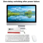 GSAN 90W Portable UPS Backup Power Supply 12V 7500mA With Zero-Delay Switching, LED Battery Display, Dual Output, Silent Operation, CE FCC Certified - Image 5