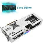 Sapphire Pure AMD Radeon™ RX 9070 Gaming OC White GPU With 16GB GDDR6, AMD RDNA 4, 2700 MHz Boost Clock, Ray Tracing, DisplayPort 2.1a, Dual-Ball Fans, ARGB Sync | WHITE 11349-02-20G | 1 YEAR WARRANTY - Image 4