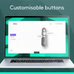 Logitech R500s Laser Presentation Remote With Red Laser Pointer, Bluetooth & USB-A Receiver, 20m Range, Customizable Buttons Via Logi Options+, Windows macOS ChromeOS iOS Android - Image 7