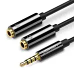 UGREEN Headphone Splitter 3.5mm 2 Female to 1 Male Mic and Audio Y Splitter TRRS Headset Adapter Cable Stereo Compatible with Laptop PS4 Xbox PC Phone Tablet Gaming | UGREEN-30620 - Image 13