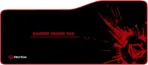 MEETION P100 XL Large Gaming Keyboard Mouse Pad Black, Optimized for Optical & Laser Mice, Precision Accuracy, Fat Rubber & Anti-slip Base, Awesome Design, Unique Shape, 790*345*5mm Huge Size - Image 8