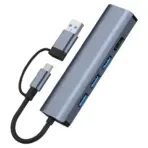 5-in-2 Adapter Converter USB 3.0/USB C HUB to ( RJ45 Gigabit Ethernet 3x USB 3.0 1, Type C ) , USB Docking Station Compact Multiport , BYL-2208TU - Image 8