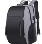   Laptop Backpack  Business / Travel | Expandable |  USB Charging Port | 15.6" | Waterproof | Password Lock Anti-theft | Lightweight | GREY - Image 6