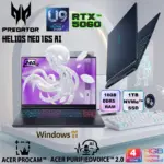 PREDATOR HELIOS NEO 16S AI Intel® Core Ultra 9 275HX | 16GB DDR5 ; 1TB NVMe SSD | 16 inch HDR500, 100% DCI-P3 OLED 240Hz Display | RTX 5060 (8GB) |  4-ZONE RGB Backlit Keyboard | Windows 11 | Obsidian Black  PHN16S-71-91AW