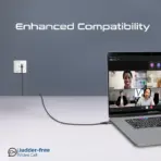 PROMATE High-Speed Gigabit Ethernet Cable to USB-C 1000Mbps; Ultra-Fast 10/100/1000Mbps Ethernet to USB-C™ Adapter Cable ; Universal Compatibility with all USB-C™ Devices ; 5 meters CAT6 UTP ; RJ45 Input to USB-C™ Output | CLINK-RJ45 - Image 6