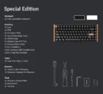 Keychron SPECIAL EDITION K2 HE Wireless 75% Magnetic Switch Keyboard With Gateron Double-Rail Nebula Switches, Dynamic Trigger, Analog Mode, Rapid 1000Hz Polling, Hot-Swappable Aluminum & Rosewood Frame , Additional Keycaps for Windows/macOS/Linux | WHITE K2H-Q1 - Image 16