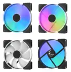 Fractal Prisma AL18 RGB PWM 2-Pack  High-Airflow 180mm ARGB Fans With LLS Bearings, PWM 300–1200 RPM Range, Uniform Glow Ring, High Static Pressure And Wide Compatibility | Black ~ FD-FAN-PRI-AL18-PWM-2P - Image 10