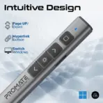 Universal Intuitive 2.4GHz Wireless Green Laser Presenter with Stylus Pen , Dual Stylus For Capacitive & Infrared Screens, USB-A Dongle, 220mAh Battery, Mac/Windows Compatible | ProPointer-S  - Image 3