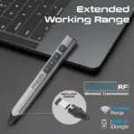 Universal Intuitive 2.4GHz Wireless Green Laser Presenter with Stylus Pen , Dual Stylus For Capacitive & Infrared Screens, USB-A Dongle, 220mAh Battery, Mac/Windows Compatible | ProPointer-S  - Image 4