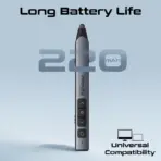 Universal Intuitive 2.4GHz Wireless Green Laser Presenter with Stylus Pen , Dual Stylus For Capacitive & Infrared Screens, USB-A Dongle, 220mAh Battery, Mac/Windows Compatible | ProPointer-S  - Image 7