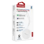 Ultra-Compact Smart Precision Tracking Wireless Tag For Apple Find My App | Loud Alarm | Lost Mode | Unlimited Distance Tracking | 1-Year Standby | IPX6 Water Resistant